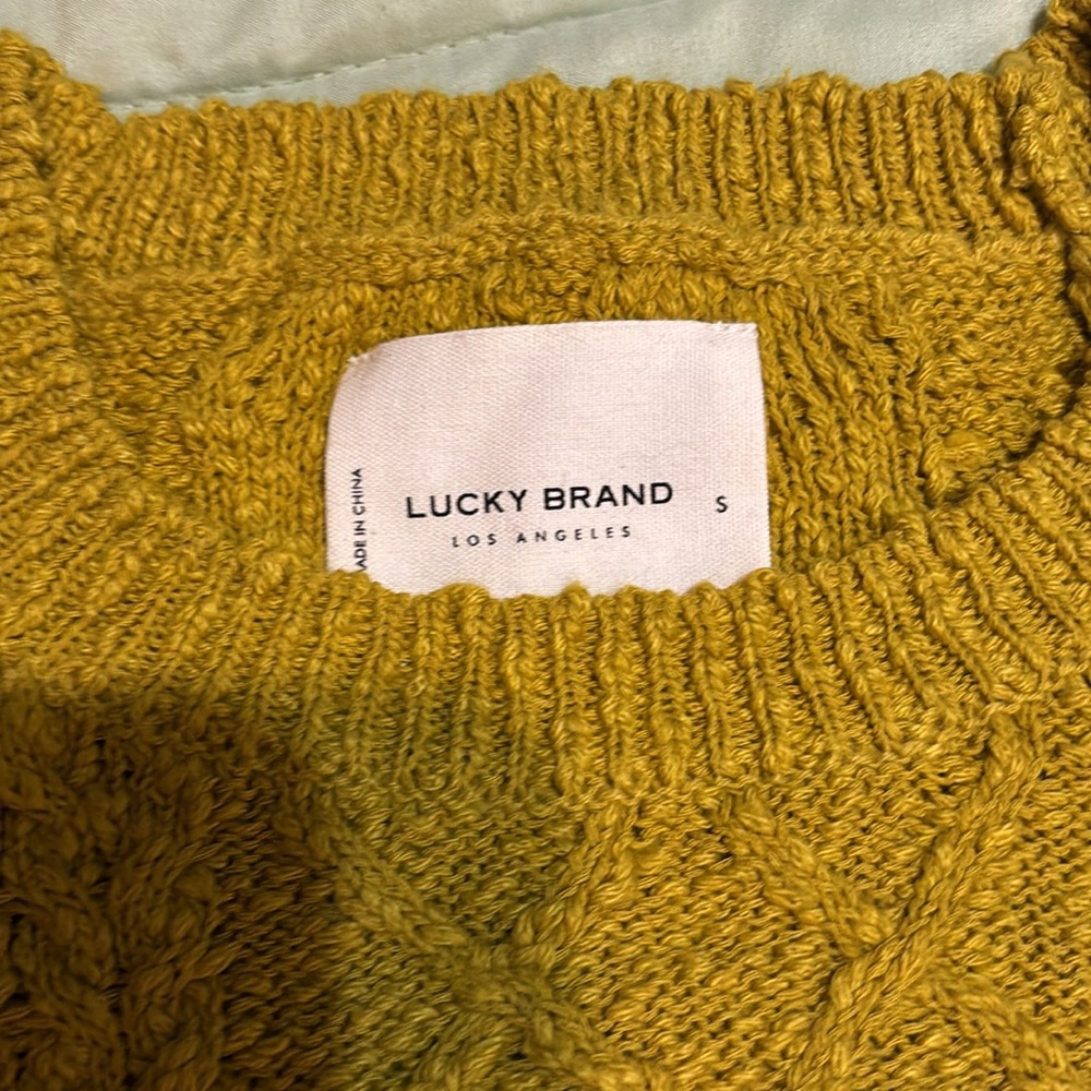 Lucky Brand crop sweater small - Picture 3 of 5